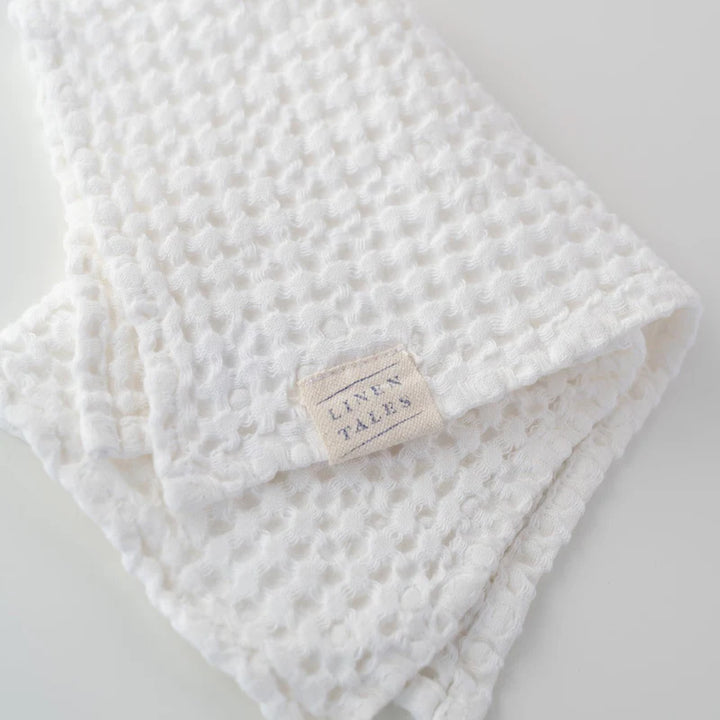 Serviette gaufrée en lin et coton 30x30 cm