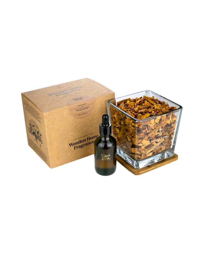 Parfum d’intérieur au bois et recharge 50ml