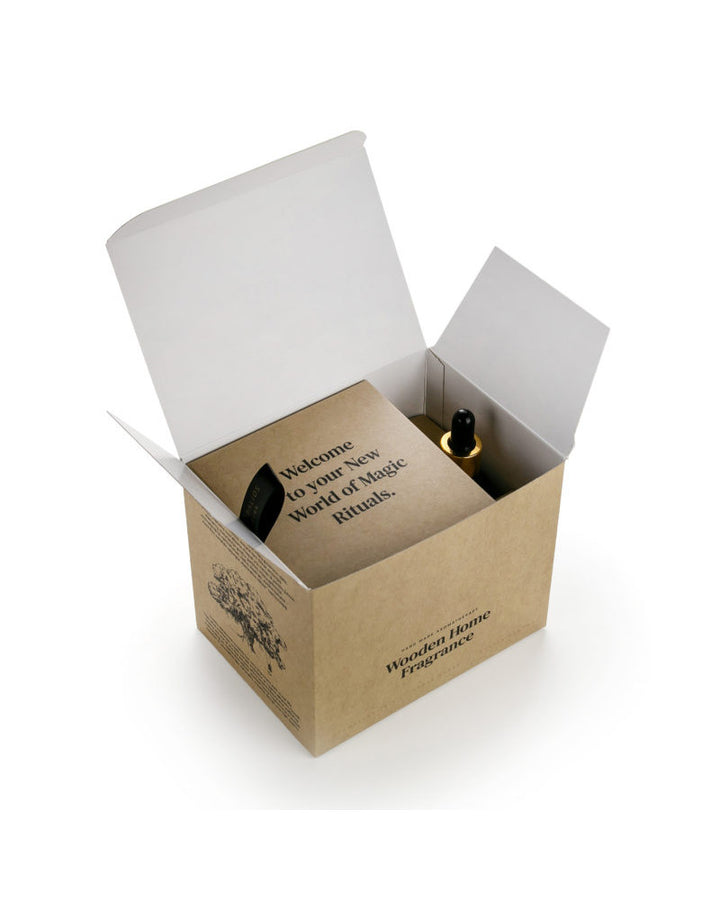 Parfum d’intérieur au bois et recharge 50ml