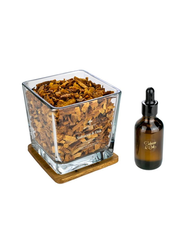 Parfum d’intérieur au bois et recharge 50ml